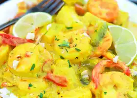 Pineapple Coconut Shrimp Curry recipe