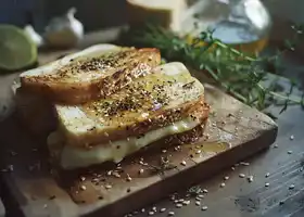 Honey-Lime Grilled Cheese with Sesame recipe