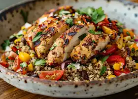 Herbed Chicken and Quinoa Salad recipe