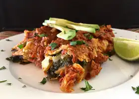 Potato Kale Enchiladas [Vegan] recipe