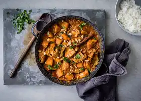 Vegan jackfruit massaman curry recipe