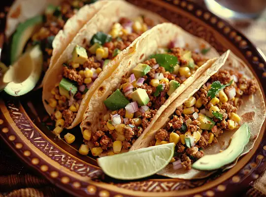 Stashcook | Ground Turkey Tacos with Avocado & Corn Salsa