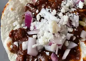 Easy Dutch Oven Shredded Chicken Molè Tacos (Spicy) Recipe by Tasty recipe