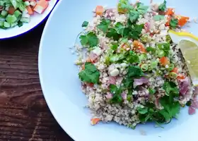 Lower-Carb Cauliflower Fried Rice recipe