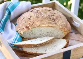 Rustic Rosemary Sourdough Bread recipe