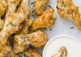 Garlic Parmesan Chicken Wings recipe