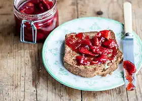 Adam Bennett's wholemeal soda bread with no cook strawberry jam recipe