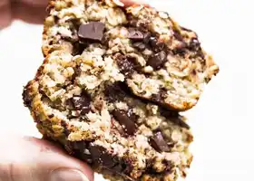 Banana Chocolate Chip Walnut Baked Oatmeal Cups recipe