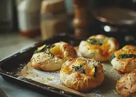 Cheesy Tomato Dough Puffs recipe