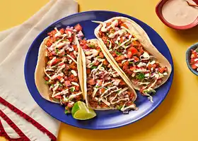 Classic Beef Tacos with Restaurant-Style Salsa and Chipotle Lime Crema recipe