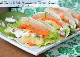 Fish Tacos With Homemade Tartar Sauce recipe