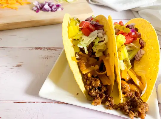 Stashcook | Meatless Cheeseburger Tacos