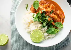 Thai Red Coconut Curry with Chicken recipe