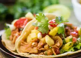 Vegan Pulled Pork Tacos with Pineapple Salsa recipe