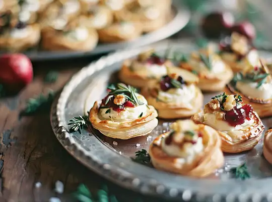 Stashcook | Festive Turkey and Cranberry Pastry Bites