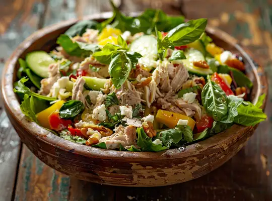 Stashcook | Mediterranean Tuna and Mixed Greens Salad