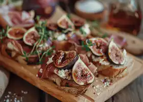 Fig and Ricotta Crostini with Parma Ham recipe