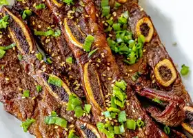 BBQ Korean Flanken Ribs recipe