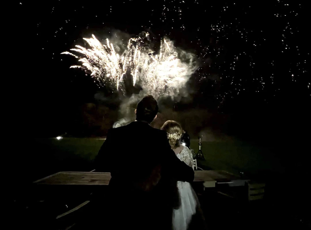 Roy and Sarah&#39;s Wedding Fireworks