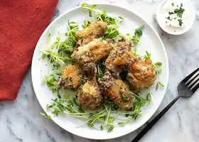 Instant Pot Garlic Parmesan Chicken Wings recipe