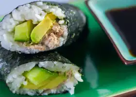 Canned Tuna Sushi for Kids recipe