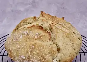 Olive bread (No knead Dutch oven bread) recipe