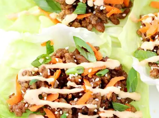 Stashcook | Asian Pork Lettuce Ranch Wraps