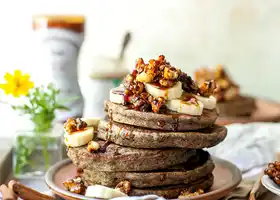 Buckwheat Banana Bread Pancakes recipe