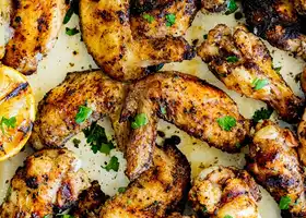 Grilled Lemon Pepper Wings recipe