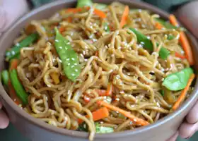 Vegetable Chow Mein Recipe (Instant Pot) recipe