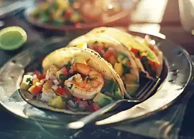 Citrus-Infused Shrimp Tacos with Pineapple Salsa recipe