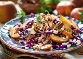 Warm Vegetable and Pear Salad recipe