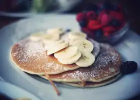 Dairy-Free Vegan Banana Chocolate Chip Pancakes recipe