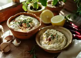 Herbed White Bean and Roasted Garlic Dip recipe