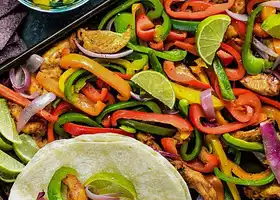 Sheet Pan Chicken Fajitas recipe