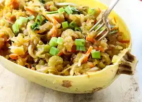 Spaghetti Squash Chow Mein recipe