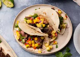 Jamaican Beef And Mango Tacos Recipe recipe