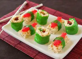 Rice Krispie Candy Sushi recipe