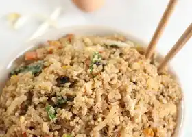 Low-carb cauliflower fried rice recipe