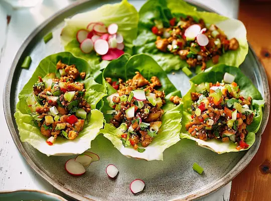 Quick Pork Lettuce Wraps Recipe