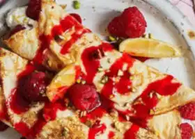 Pancakes with ricotta and raspberries | Asda Good Living recipe