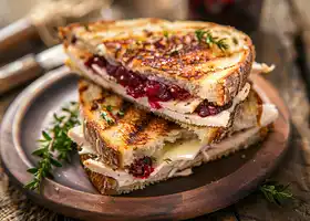 Turkey and Cranberry Grilled Cheese recipe