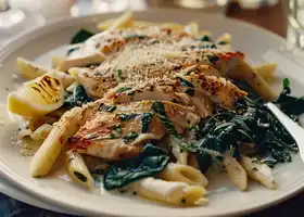 Chicken & Spinach Penne recipe