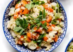 Sheet Pan Cauliflower Fried Rice recipe