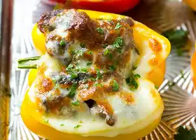 Philly Cheesesteak Stuffed Peppers recipe