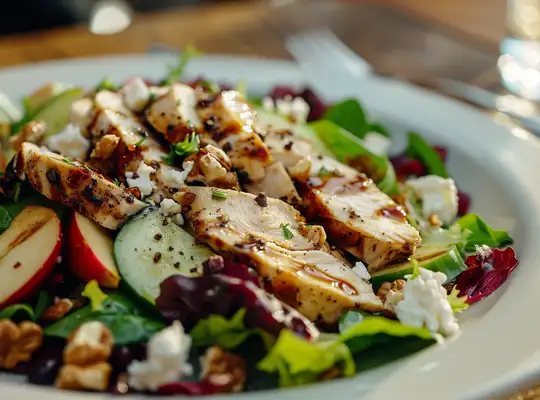 Stashcook | Chicken Salad with Apples, Walnuts, Basil, Feta & Cranberries