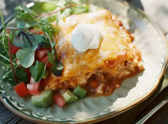 Vegetarian Enchilada Casserole Recipe