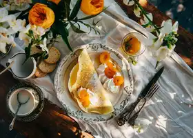 Apricot and Vanilla Crêpes recipe