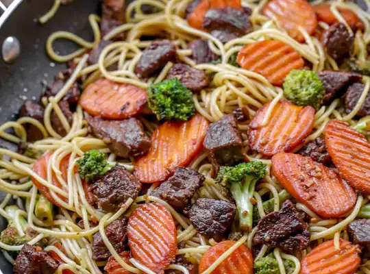 Stashcook | Beef Lo Mein Recipe