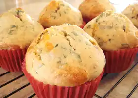 Bacon and Cilantro Breakfast Muffins recipe